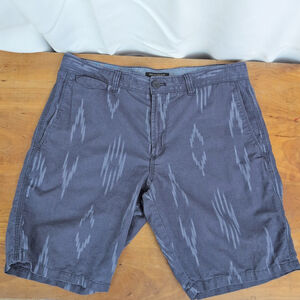 Men's Banana Republic Aiden Linen/Cotton Blend Print Shorts 32